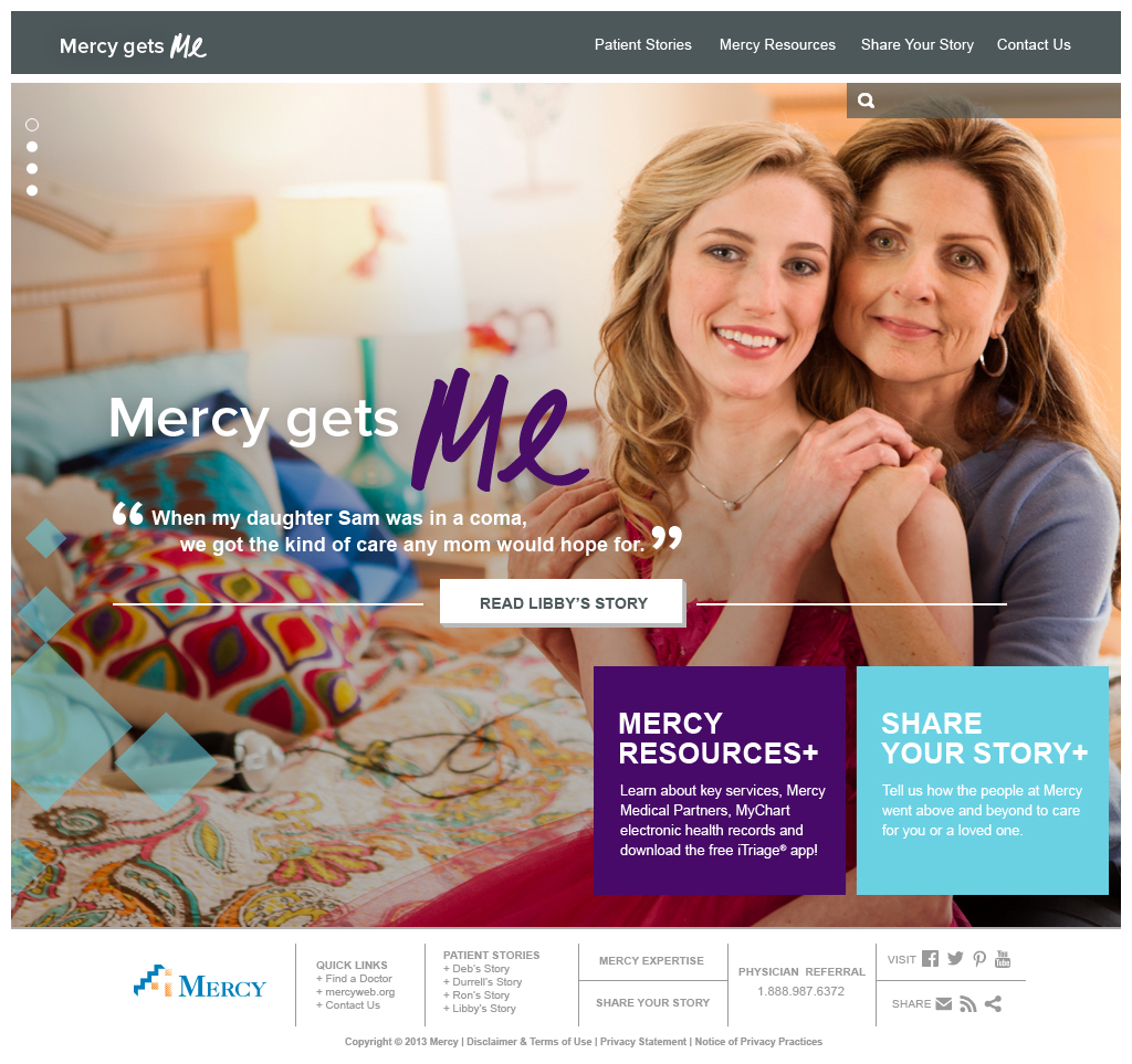 Mercy Gets Me Website | Homepage – Libby