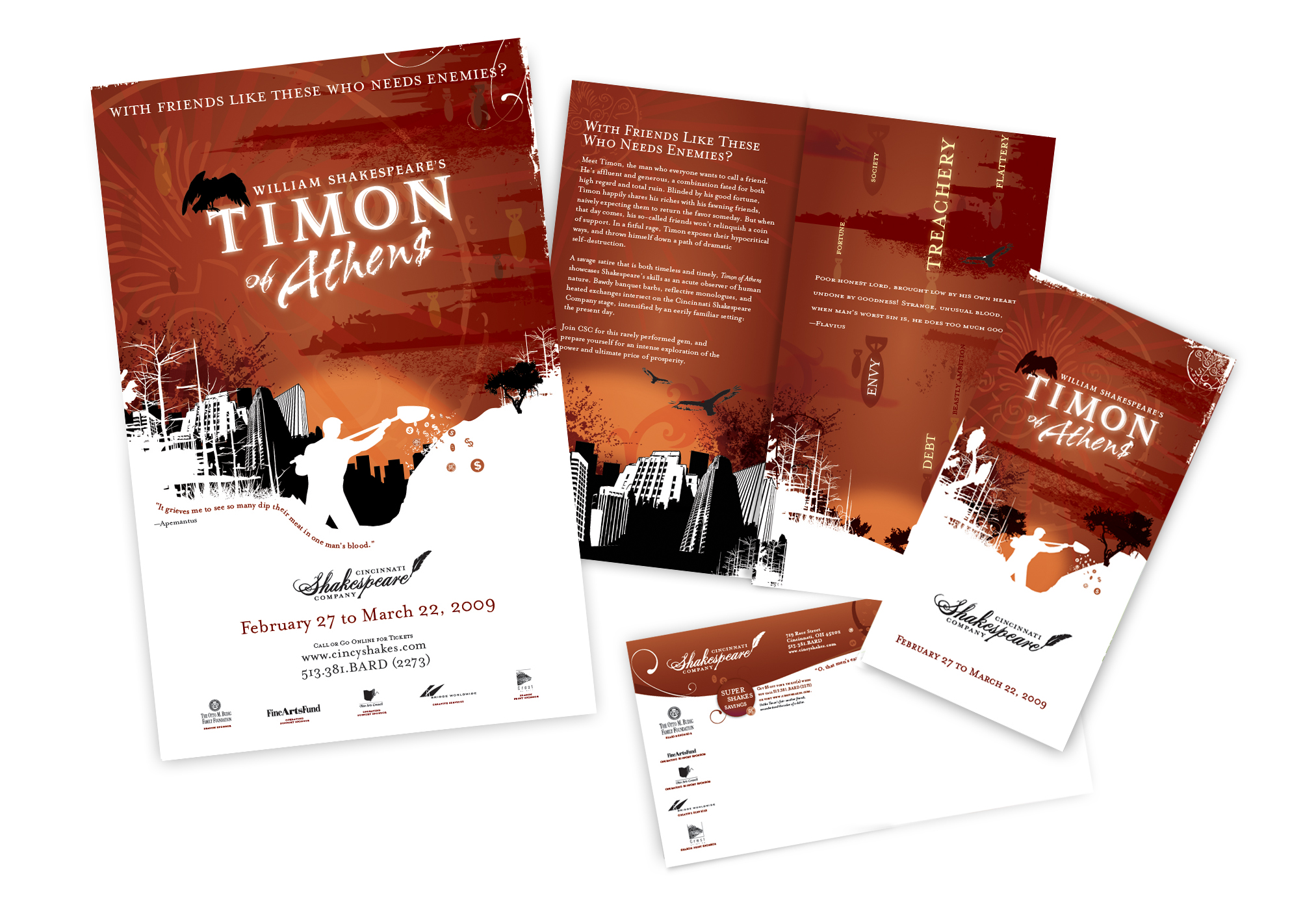 Timon of Athens | Poster & Direct Mail